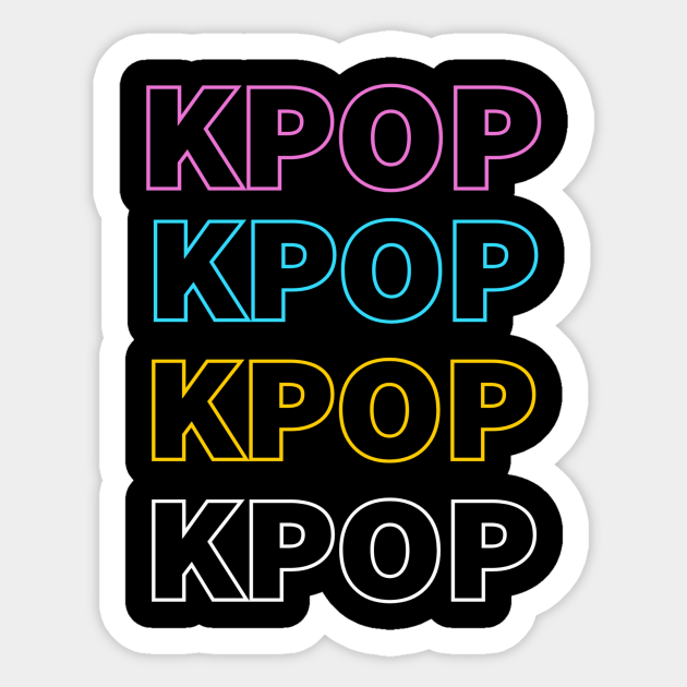 Kpop Kpop Sticker TeePublic